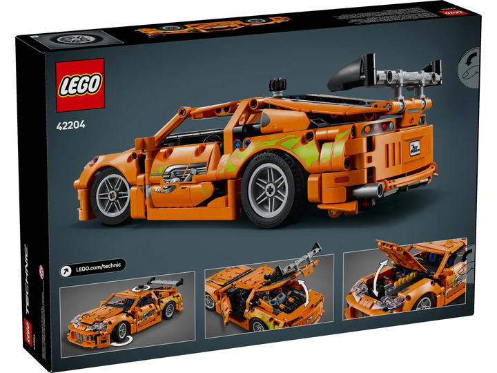 Конструктор LEGO Technic Fast and Furious Toyota Supra MK4 810 елементів (42204)  - зображення 1