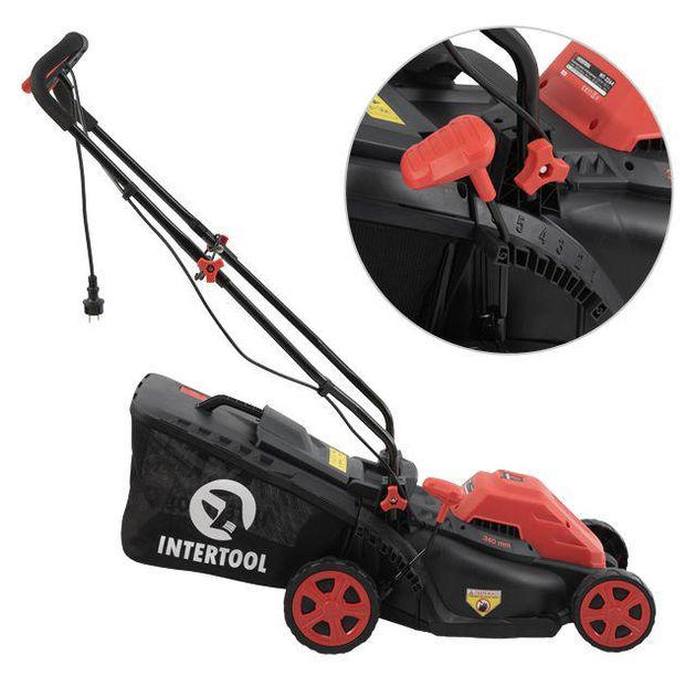 Газонокосарка електрична 1.4 кВт STORM INTERTOOL WT-2264 - изображение 4