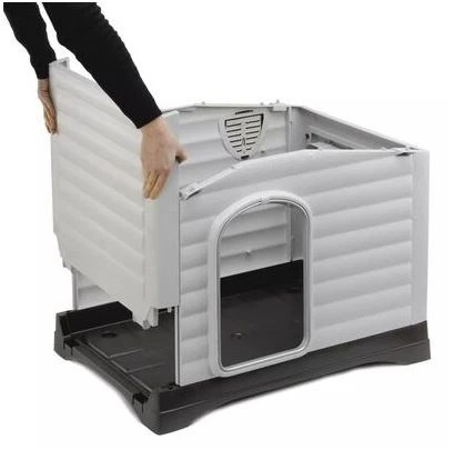 Собача будка FERPLAST Dogvilla 70 73x59x53 см з стороною, що відкривається (8010690109329) - зображення 4