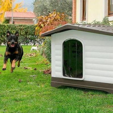 Собача будка FERPLAST Dogvilla 70 73x59x53 см з стороною, що відкривається (8010690109329) - зображення 5