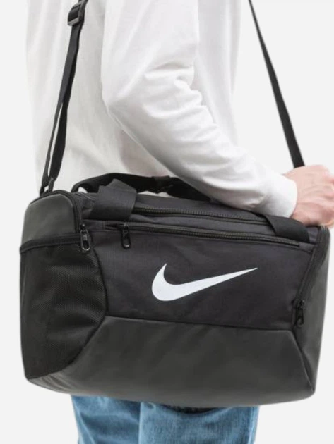 Torba sportowa Nike Nk Brsla Xs Duff - 9.5 (25L) DM3977-010 Czarna (195244773862) - obraz 5