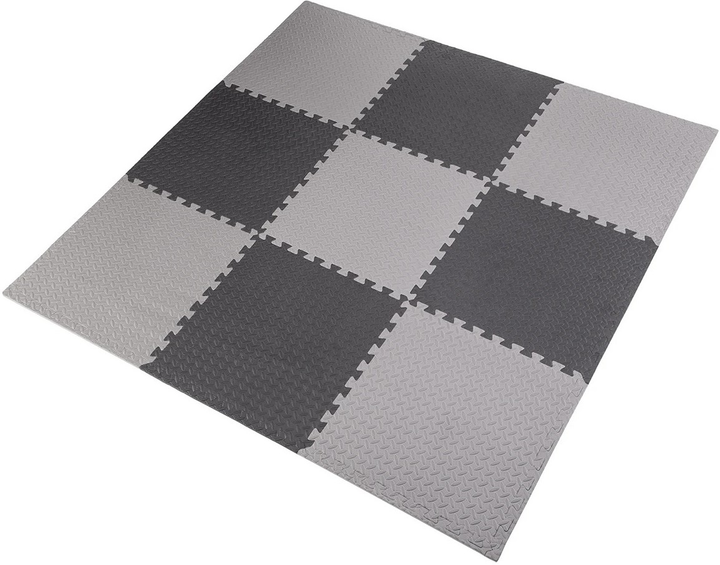 Zestaw mat HMS MP12 ochronnych pod sprzęt 60 x 60 x 1.2 cm 9 szt. Light Grey (5907695592016) - obraz 1