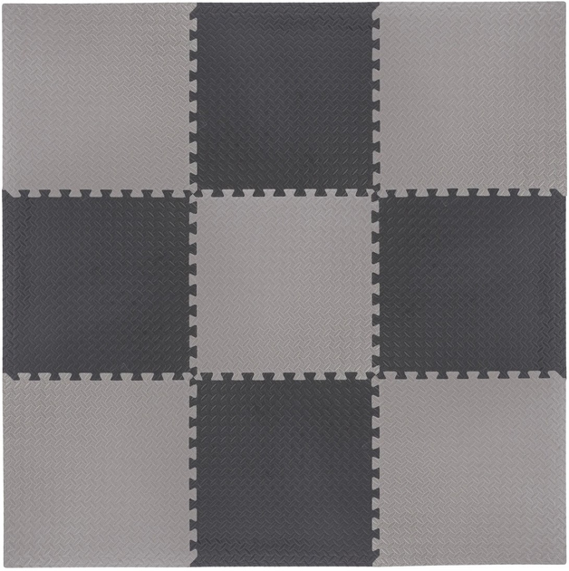 Zestaw mat HMS MP12 ochronnych pod sprzęt 60 x 60 x 1.2 cm 9 szt. Light Grey (5907695592016) - obraz 2