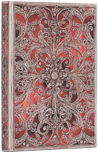 Notatnik Paperblanks Silver Filigree Pomegranate 13x18 cm 176 stron w linie (9781439794036) - obraz 2