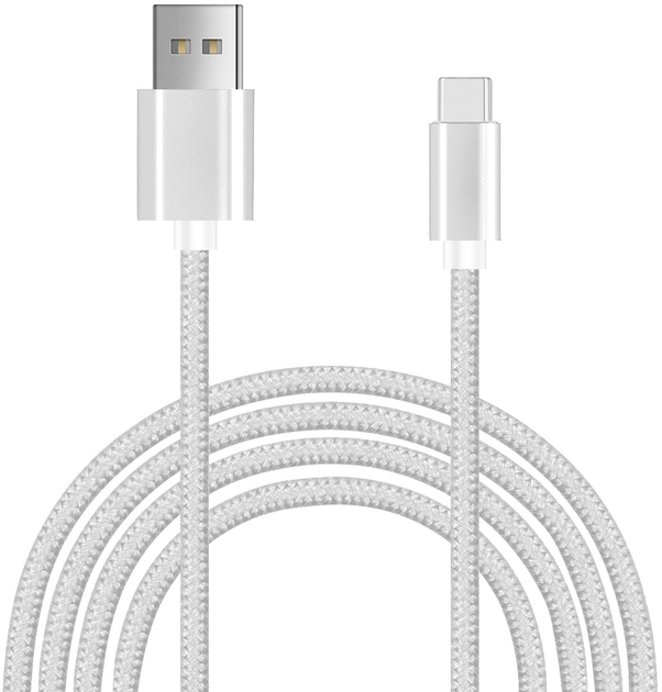 Кабель alkaya Speed Flex USB-A - USB-C 1m White (CL-60007) - зображення 1