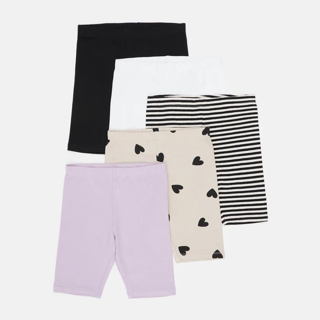 Шорты (5шт) H&M 110см комбинированный 300577322370 - Фото 1 Шорты (5шт) H&M 110см комбинированный 300577322370 - изображение 1