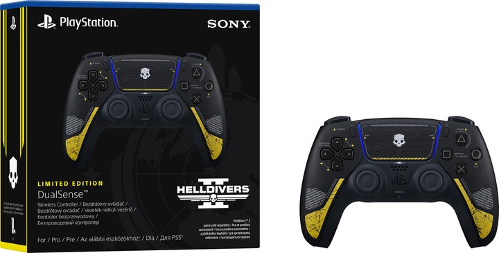 Бездротовий геймпад Sony PlayStation Dualsense BT Helldivers 2 Limited Edition для PS5/PS5 Pro/PS5 Digital Edition (1000047305) (955555910415866) - Уцінка - зображення 2