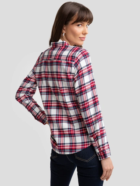 Koszula damska w kratę Big Star Petrini 603 2XL Czerwona (5900714832629) - obraz 2