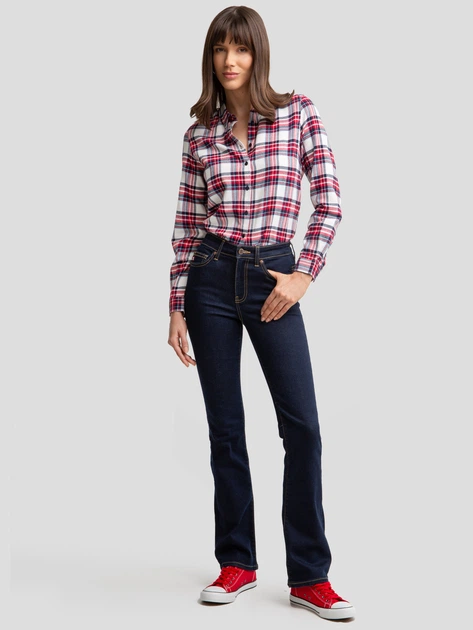 Сорочка жіноча Big Star Petrini 603 XL Червона (5900714832711) - зображення 3