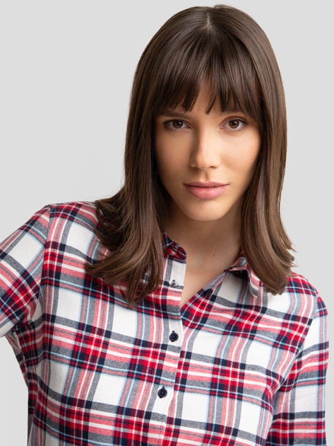 Сорочка жіноча Big Star Petrini 603 XL Червона (5900714832711) - зображення 5