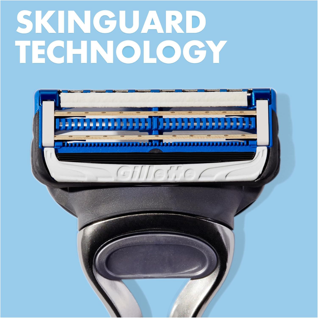 Станок для бриття Gillette Skinguard Sensitive + змінний картридж 2 шт (7702018500062) - зображення 3