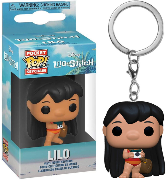 Brelok do kluczy Funko Pocket POP Disney Lilo and Stitch Lilo with Camera 9889698558174) - obraz 1