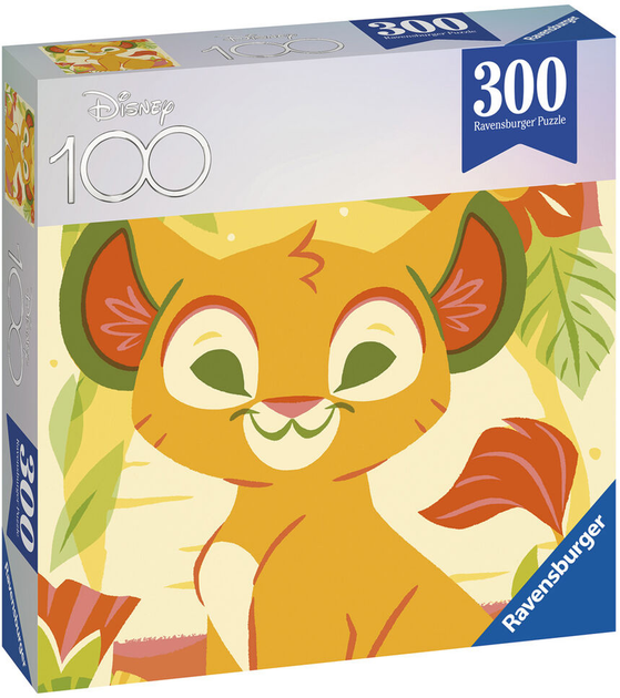 Пазл Ravensburger Disney 100th Anniversary The Lion King 27 x 39 см 300 деталей (4005556133734) - зображення 1