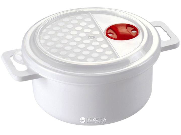 Емкость для микроволновки круглая Heidrun Microwave с ручками 1.8 л ...