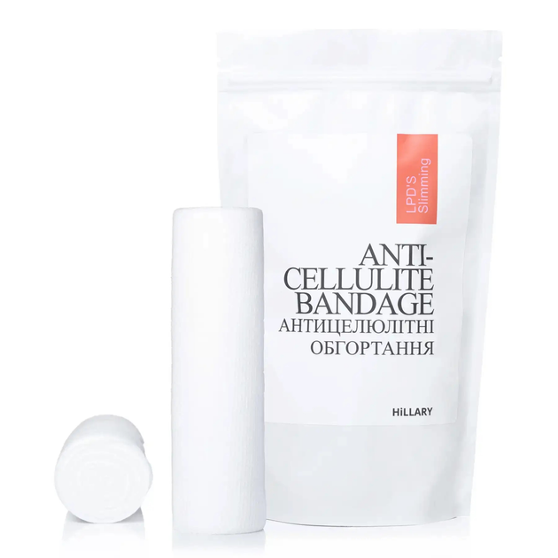 Антицеллюлитные липосомальные обертывания Hillary 2 шт Anti-cellulite Bandage LPD'S Slimming - изображение 1