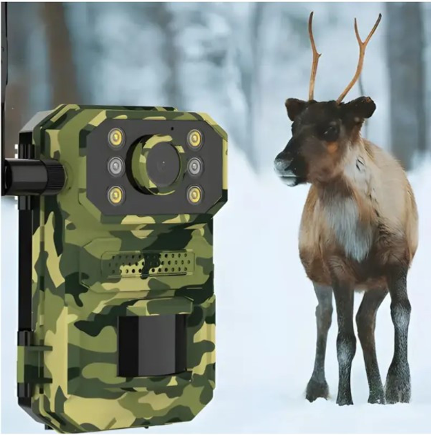 Фотопастка А8 4G на сонячній панелі нічне бачення мисливська камера - зображення 2