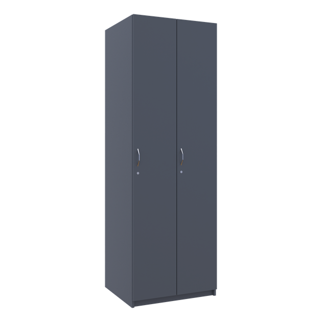 Роздягальня Doros 2-х секційна Графіт 2 ДСП 60х52х180 DRS-011613 (40512886) - Фото 5 Роздягальня Doros 2-х секційна Графіт 2 ДСП 60х52х180 DRS-011613 (40512886) - зображення 5