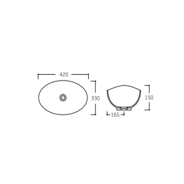 Раковина-чаша овальная QTAP DOVE QT06116062AW - изображение 2