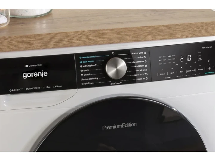 Пральна машина автоматична Gorenje WPNEI84SBSWIFI/UA - Фото 8 Пральна машина автоматична Gorenje WPNEI84SBSWIFI/UA - изображение 8