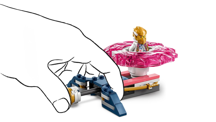 Zestaw klocków LEGO Ninjago Smoczy spinner Spinjitzu Sory 56 elementów (71824) - obraz 6