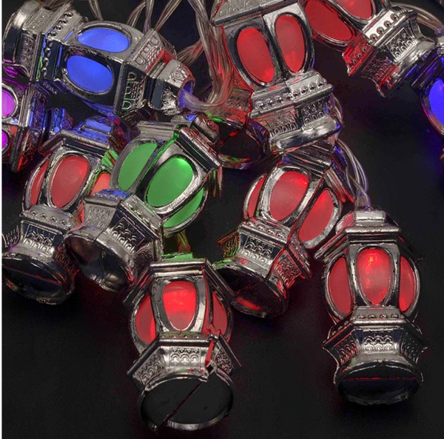 Светодиодная гирлянда "Фонарики" 20 LED, 5м + переходник, 220V, IP44, Мультиколор - Фото 6 Светодиодная гирлянда "Фонарики" 20 LED, 5м + переходник, 220V, IP44, Мультиколор - изображение 6