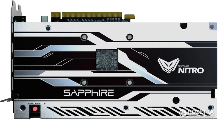 Видеокарта Sapphire PCI-Ex Radeon RX 480 Nitro + 4GB GDDR5 (256bit