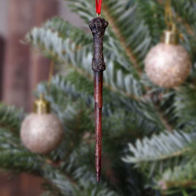 Ozdoba choinkowa Nemesis Now Harry Potter Harry's Wand Hanging Ornament 15.5 cm (0801269143992) - obraz 4