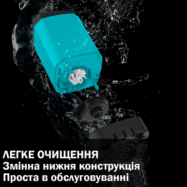 Душ Портативный на аккумуляторе 4800 mAh Переносной Мини Душ для туризма кемпинга Голубой - изображение 6