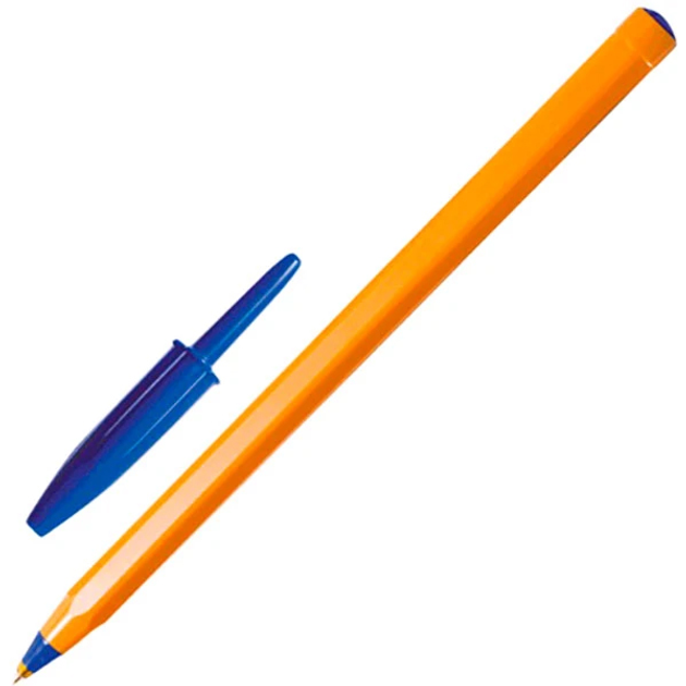 Набір кулькових ручок BIC Orange Fine Сині 20 шт (3086121101113) - зображення 2