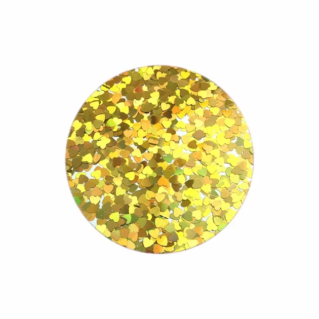 Глиттер-шейкер (блестки) Золотое Сердце Stargazer Shapes Glitter Shaker Gold Heart - изображение 2