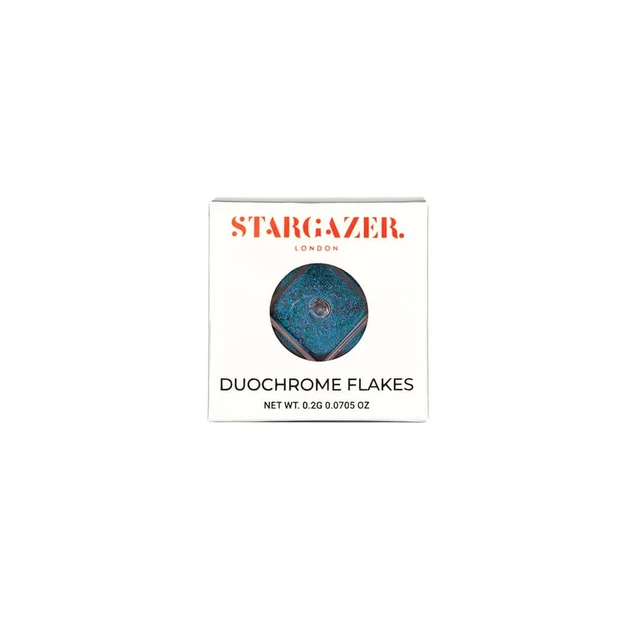 Дуохромные хлопья (блестки) Синий/Фиолетовый (пигменты для глаз) Stargazer DUOCHROME FLAKES Blue/Purple - Фото 3 Дуохромные хлопья (блестки) Синий/Фиолетовый (пигменты для глаз) Stargazer DUOCHROME FLAKES Blue/Purple - изображение 3