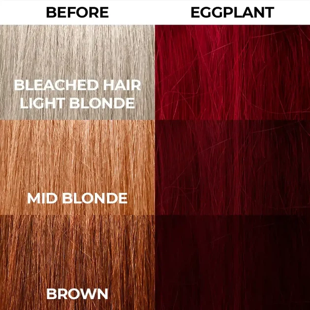 Краска для волос Баклажан Stargazer Semi-permanent hair colour Eggplant 70 мл - изображение 4