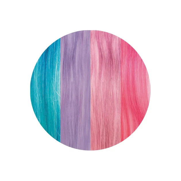 Краска для волос из 4 цветных полосок Пастель YUMMY COLOUR 4 COLOUR STRIPS KIT Pastel Stargazer - изображение 3