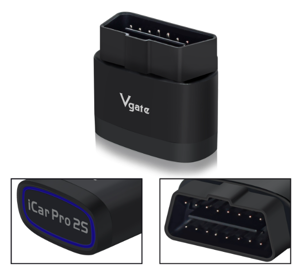 Діагностичний OBD2 сканер Vgate iCar Pro 2S BT5.3 iOS/Android/Windows - зображення 3