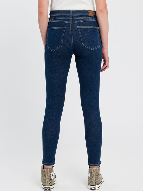 Jeansy damskie skinny z wysokim stanem Cross Jeans P 429-122 32/30 Granatowe (8697319412987) - obraz 2