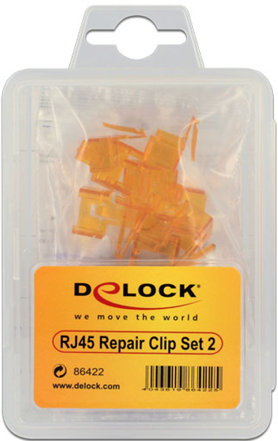 Klips Delock RJ45 Repair Clip 40 szt Set 2 (4043619864225) - obraz 4