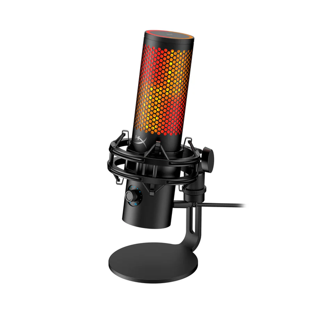 Микрофон геймерский HyperX 9A273AA QuadCast 2 S, Omni/Uni/Bi, USB-A, 3м, NGenuity, RGB, чорний - Фото 4 Микрофон геймерский HyperX 9A273AA QuadCast 2 S, Omni/Uni/Bi, USB-A, 3м, NGenuity, RGB, чорний - изображение 4