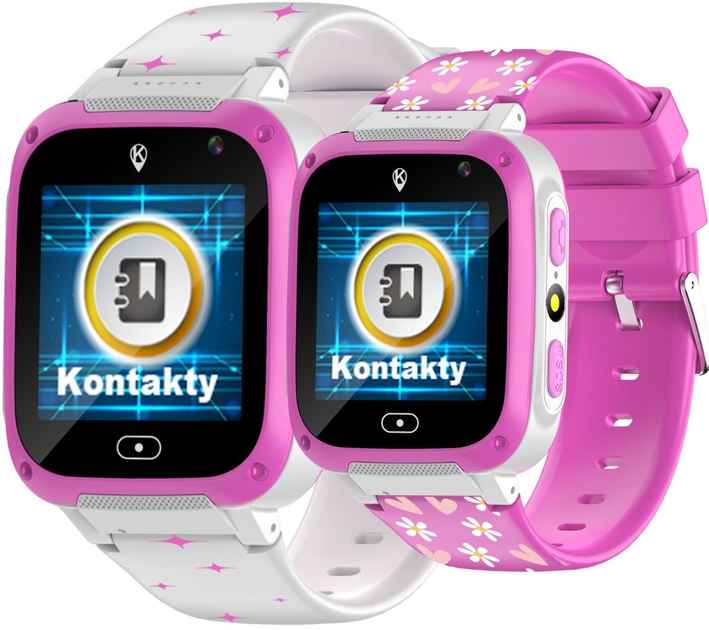 Smartwatch dla dzieci KiDiZ Watch Love z funkcją SOS Różowy (5906667575729) - obraz 7