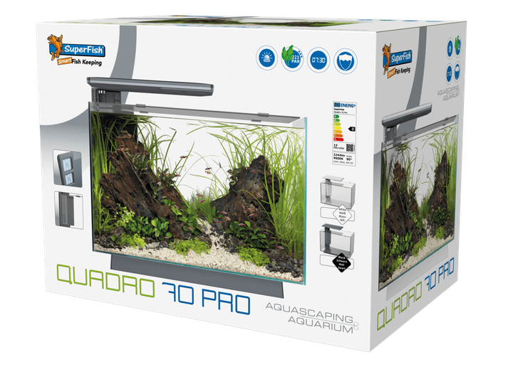 Акваріумний набір SuperFish Quadro 70 Pro White (A4052220) - изображение 2