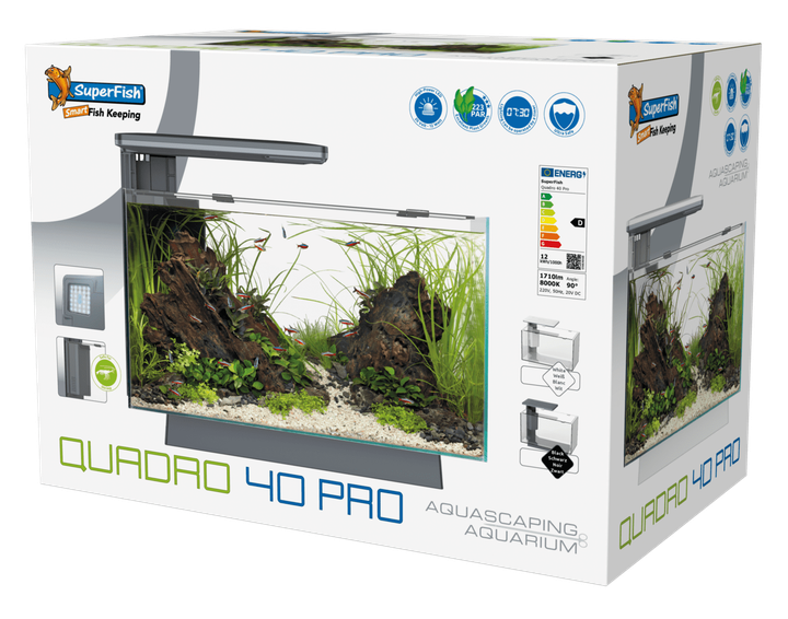 Акваріумний набір SuperFish Quadro 40 Pro White (A4052200) - изображение 5