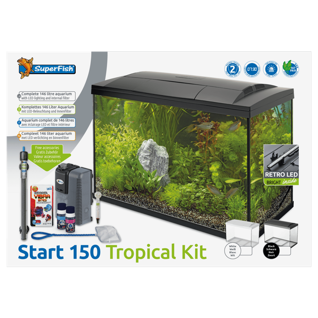 Акваріумний стартовий набір SuperFish Start 150 Aquarium Kit White (A4050383) - зображення 3