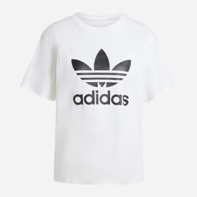 Футболка бавовняна жіноча Adidas Originals Trefoil Tee IR9534 M White (4066757403446) - зображення 10