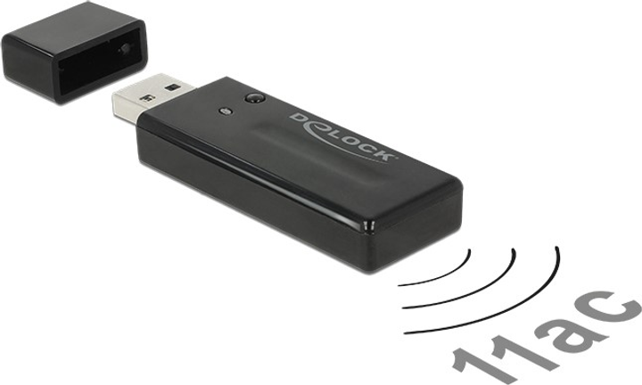 Karta sieciowa Delock WLAN USB 3.0 Stick Dualband 2.4/5 GHz AC 867 (4043619124633) - obraz 1