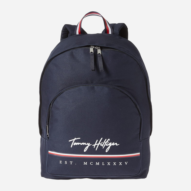 Акція на Рюкзак чоловічий тканинний 18 л вміщує формат А4 Tommy Hilfiger 297604158 Синій від Rozetka