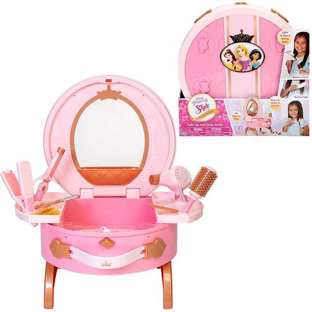 Набір перукаря Jakks Pacific Disney Princess Travel Dresser Set (192995210400) - зображення 6