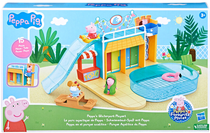 Zestaw do zabawy z figurkami Hasbro Peppa Pig Park Wodny (5010996160669) - obraz 1