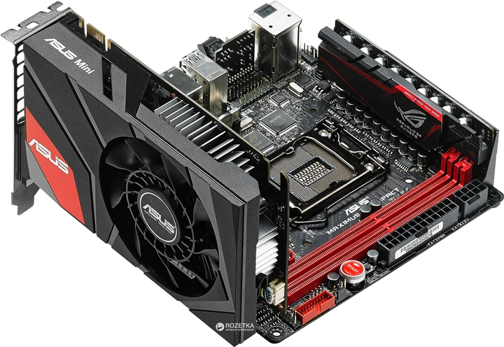 Видеокарта Asus PCI-Ex Radeon R7 360 Mini 2GB GDDR5 (128bit) (1000/6000) (DVI, HDMI, DisplayPort) (MINI-R7360-2G) - изображение 4
