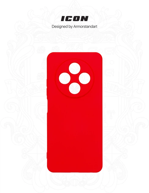 Чехол для смартфона Tecno Spark 30 4G (KL6) ArmorStandart Icon Red Camera cover (ARM81367) - изображение 3