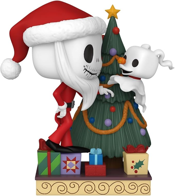 Figurka Funko POP Deluxe Disney Nightmare Before Christmas 30th Anniversary Jack Skellington and Zero 9 cm (889698723824) - obraz 2