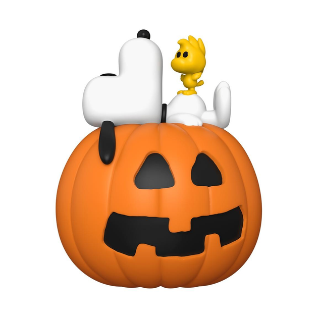 Figurka Funko POP Deluxe Peanuts Snoopy & Woodstock with Pumpkin (889698813679) - obraz 2